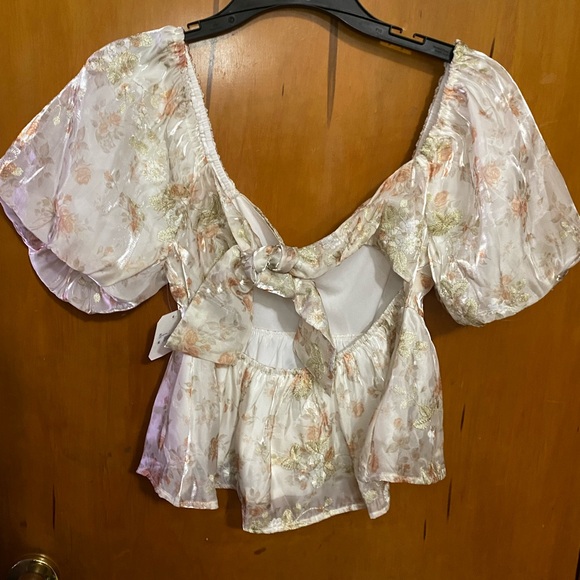 NWT-Altar’d State Penny Floral Babydoll top - Picture 4 of 12